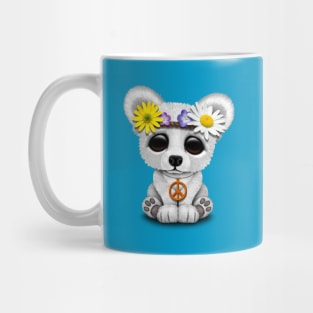 Cute Baby Polar Bear Cub Hippie Mug